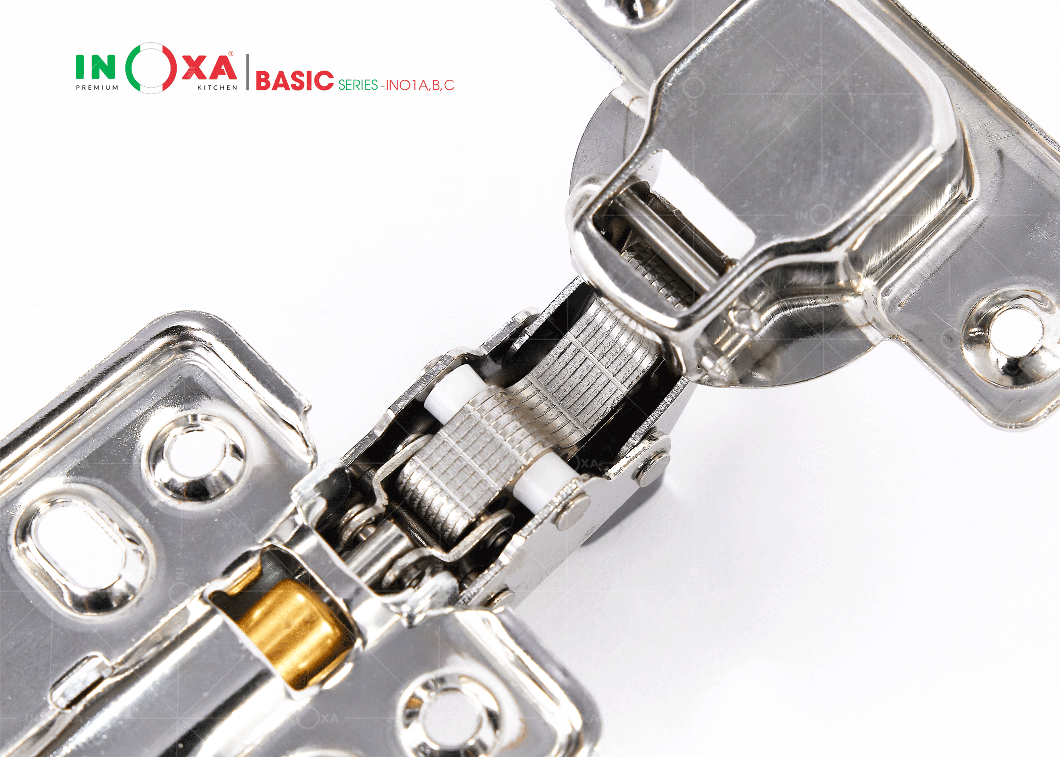 bản lề inox giảm chấn tháo lắp nhanh inoxa