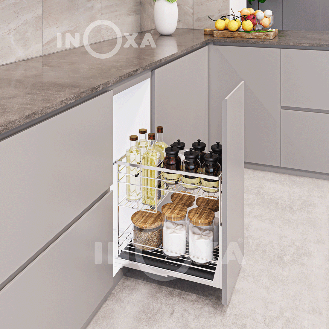 GIÁ GIA VỊ INOX NAN DẸT