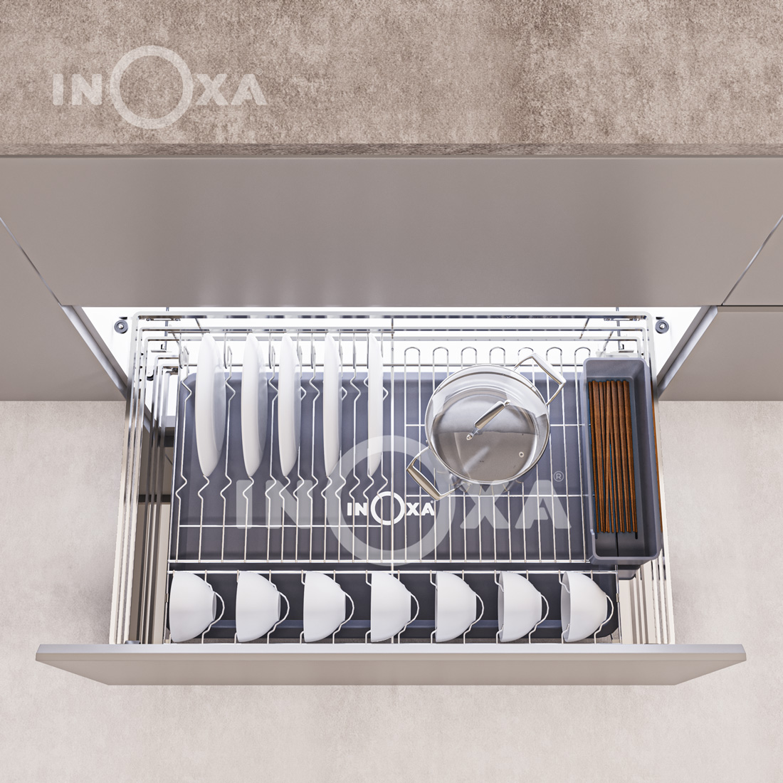 GIÁ XOOG NỒI ĐA NĂNG INOX NAN DẸT - Image 2