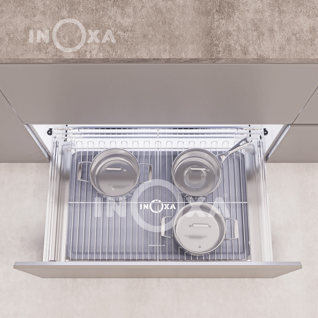 GIÁ XOOG NỒI INOX NAN DẸT - Image 2