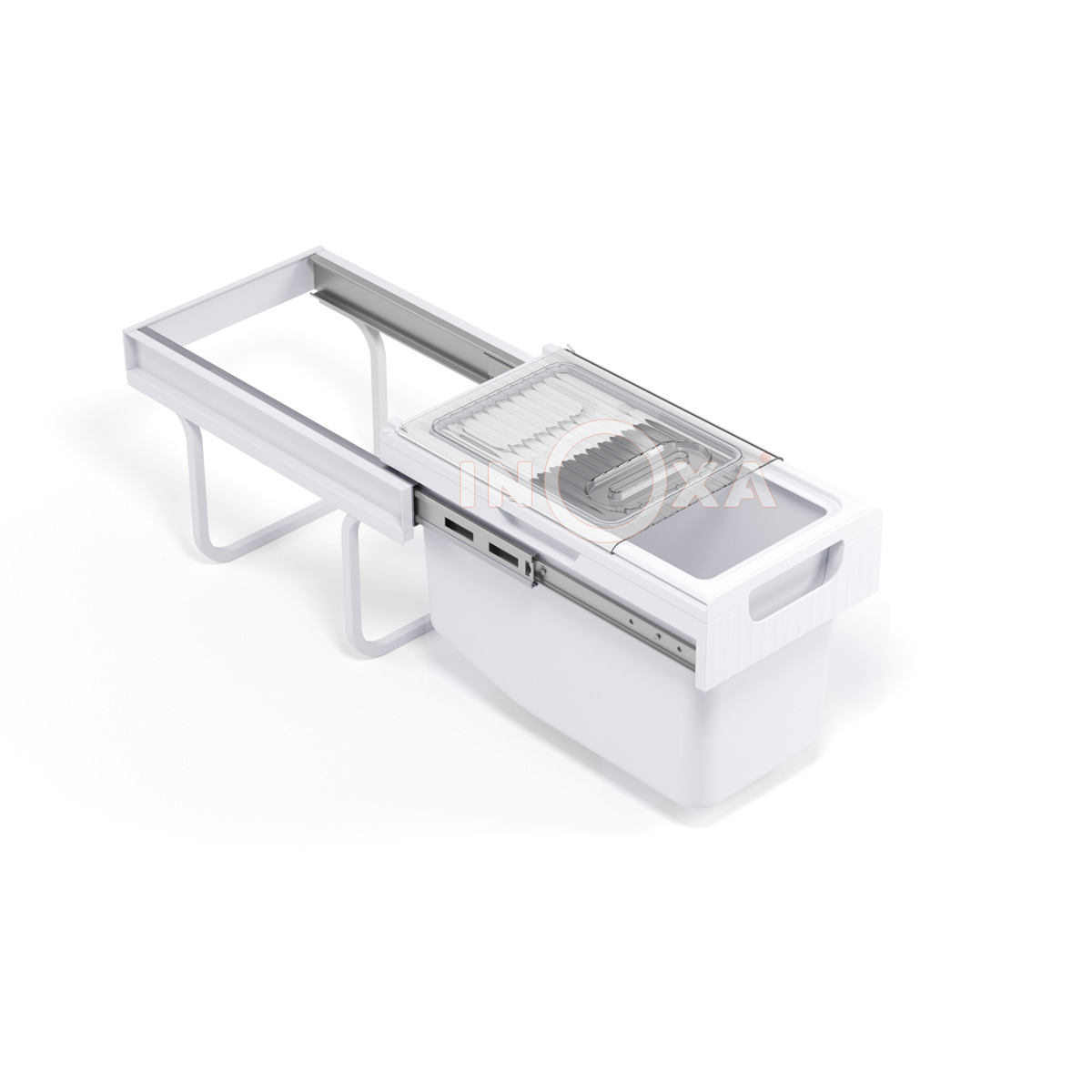 THÙNG GẠO ÂM TỦ RAY GIẢM CHẤN 15KG ( TÙY CHỌN LẮP MẶT CÁNH ) - Image 2