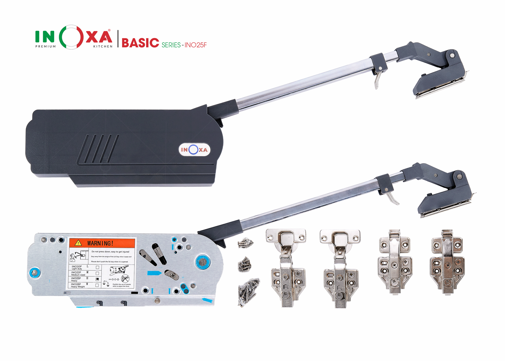 Tay nâng cánh tủ chỉnh lực Inoxa - Image 2