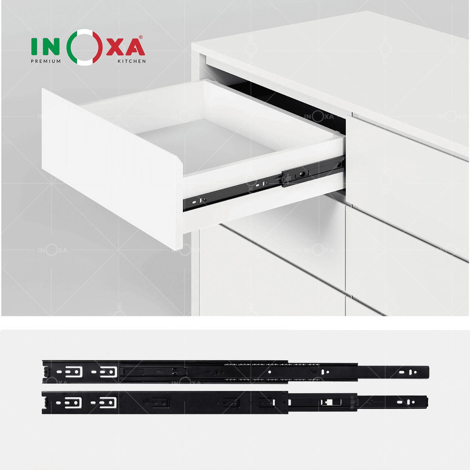 ray trượt tủ bếp