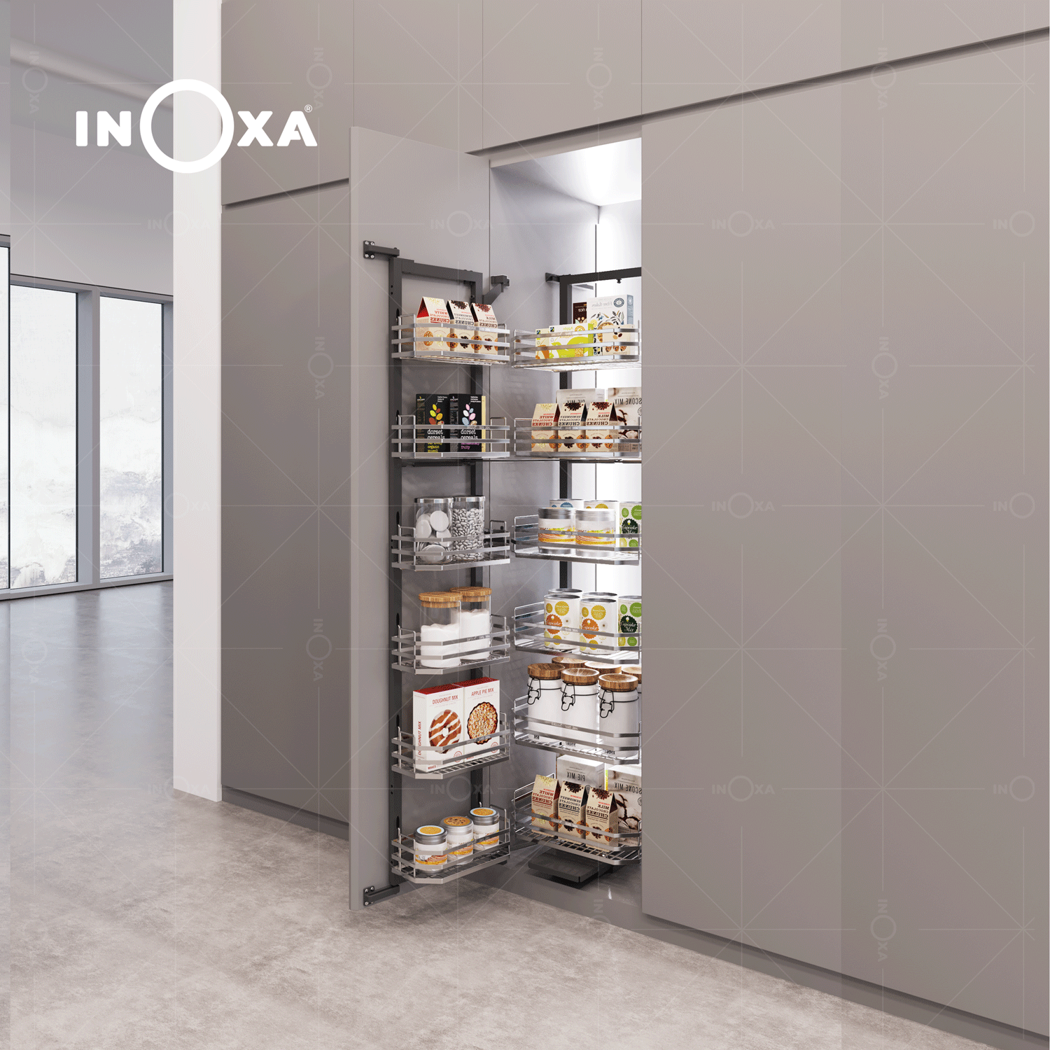 Các giải pháp phụ kiện bếp giúp không gian luôn ngăn nắp