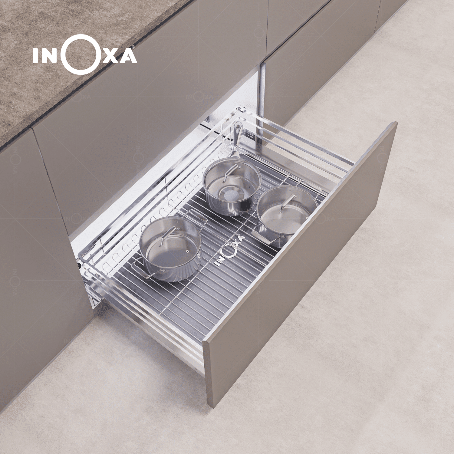 Ưu điểm của kệ để xoong nồi inox