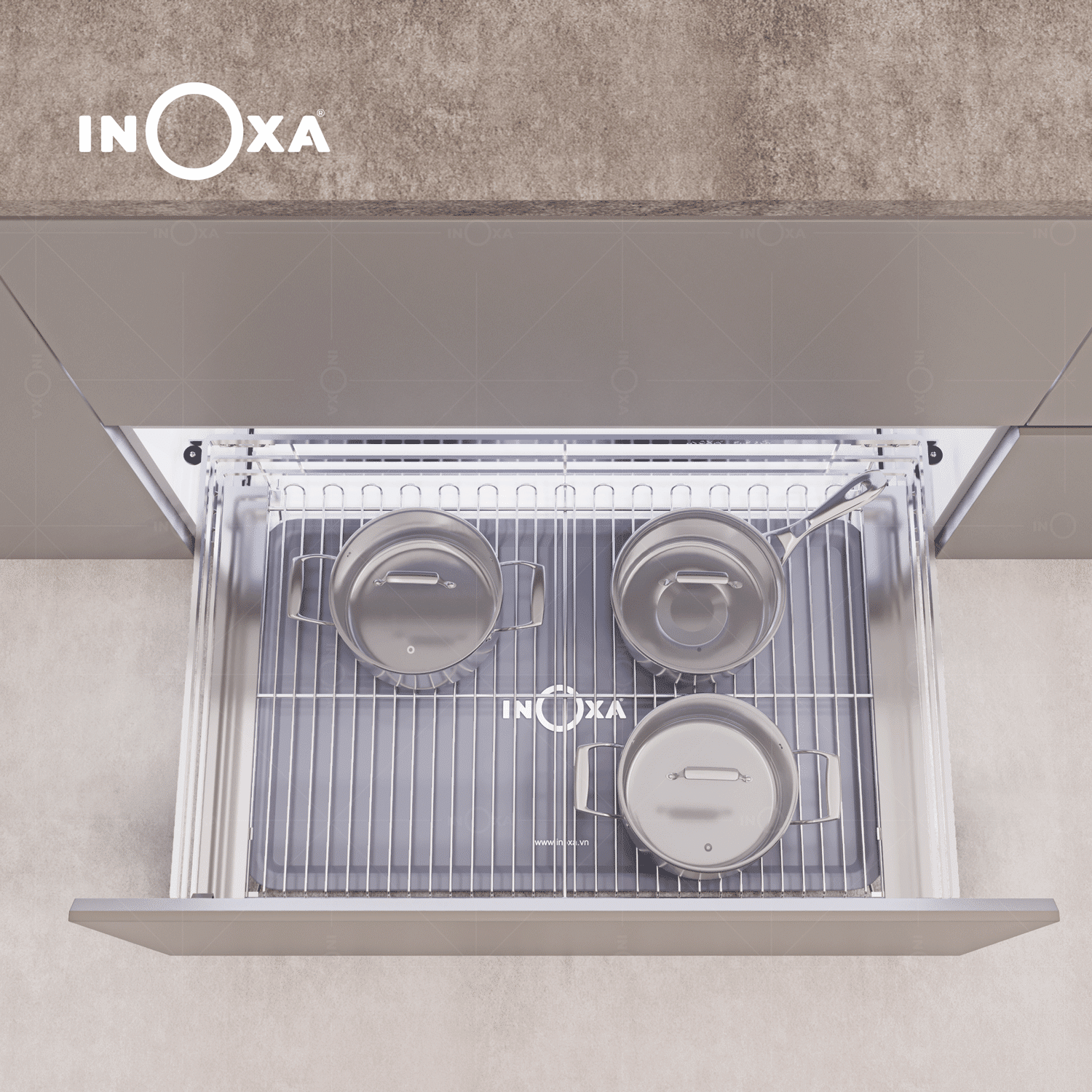 Các loại phụ kiện tủ bếp inox phổ biến