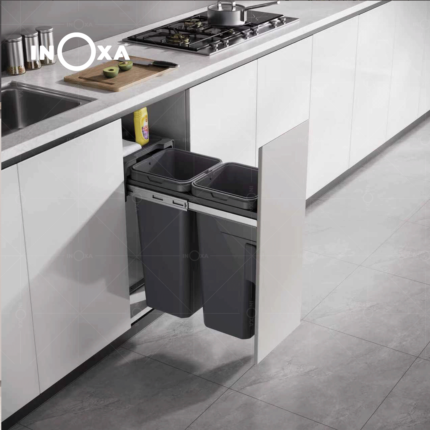 Các loại phụ kiện tủ bếp inox phổ biến