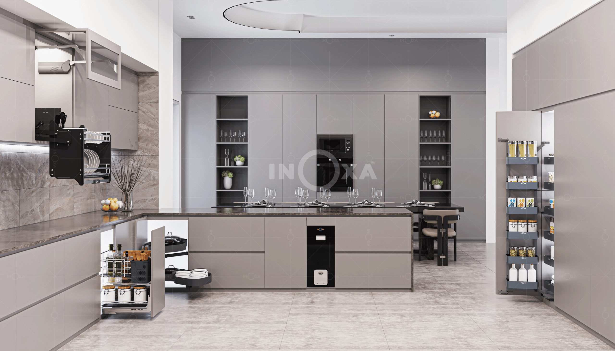 Phụ kiện tủ bếp thông minh là gì?