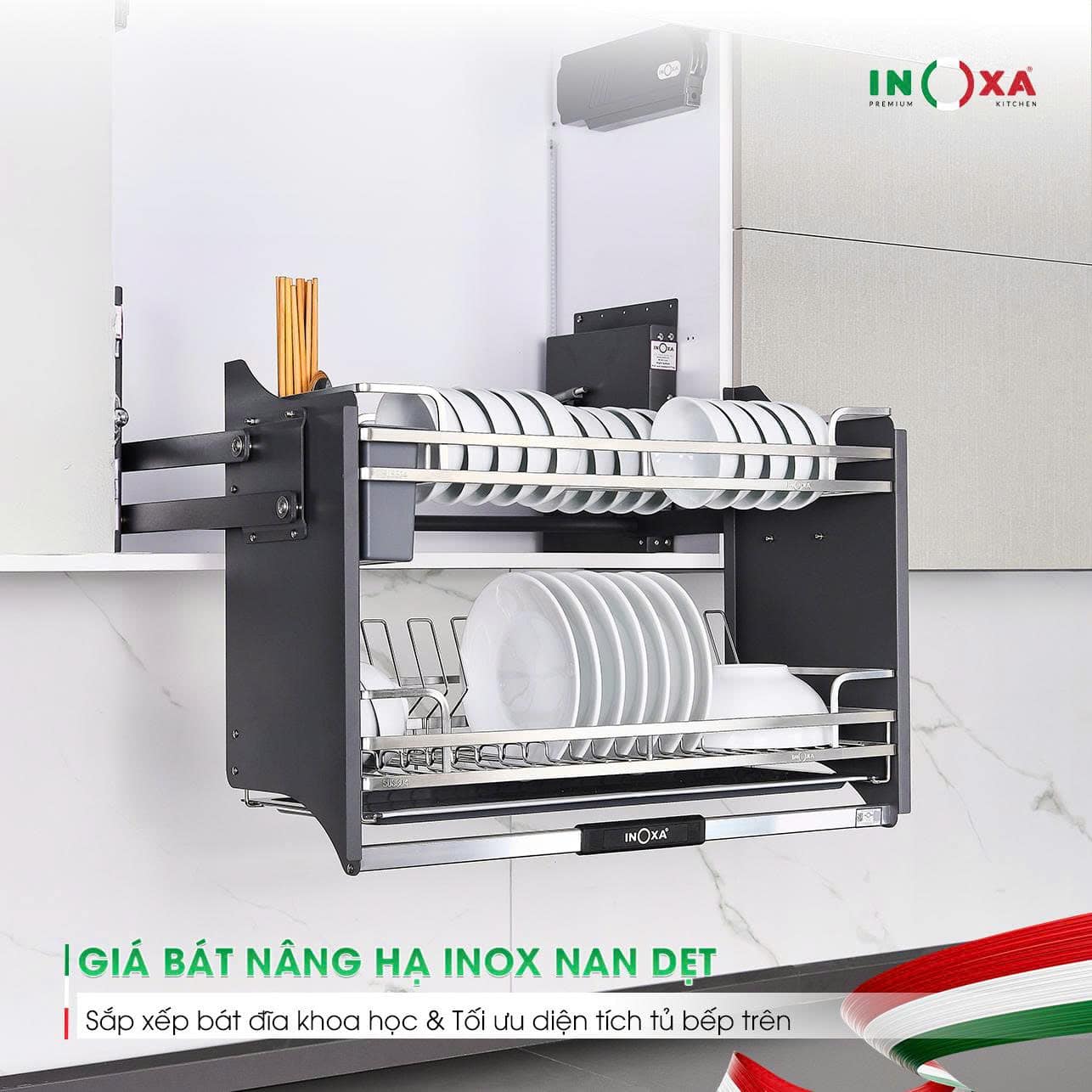 phụ kiện tủ bếp inox 304